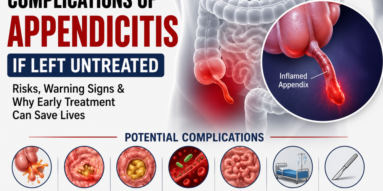 What Are the Complications of Appendicitis If Left Untreated?